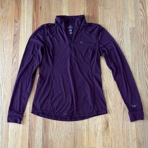 Paradox Women's Burgundy Long Sleeve Top